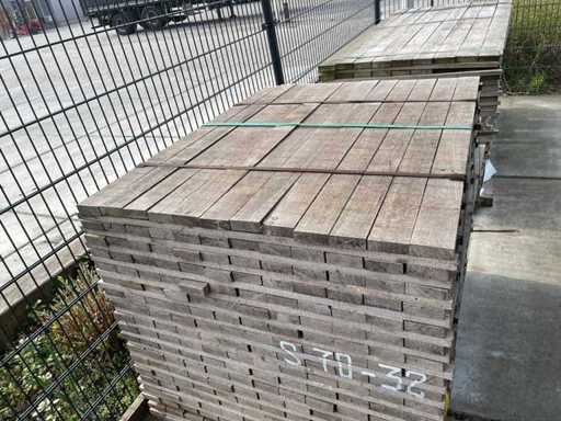 Guyana Ipé Planken Fijnbezaagd 1250x80x27mm (228x)