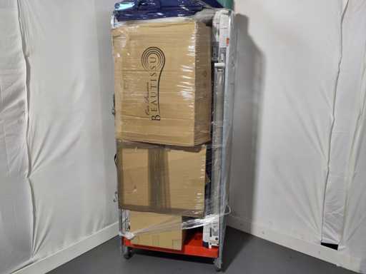 Rolcontainer met diverse producten