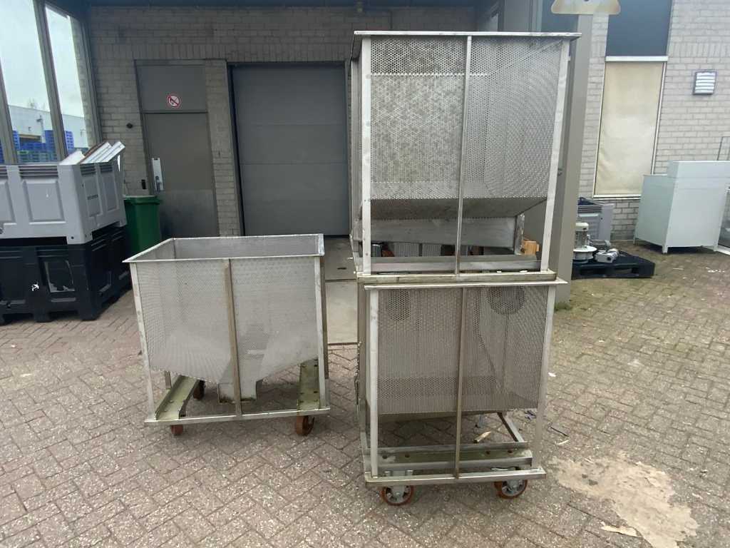 Stainless steel cisterns mobile (7x)
