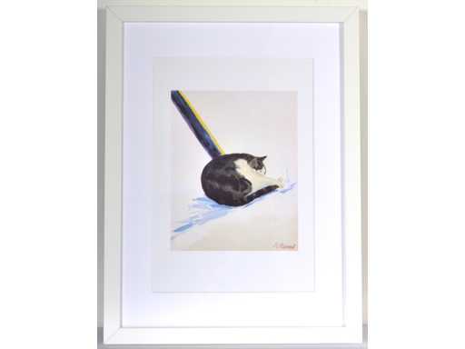 Roger Raveel - Hoe de kat zich kromt - offset