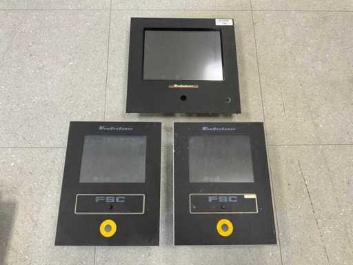 Operator monitor (3x)