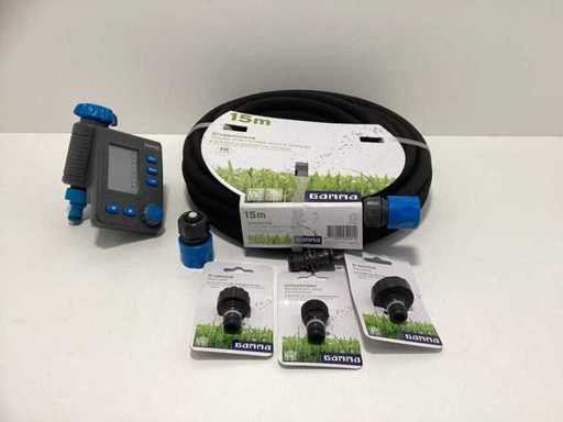 Druppelslang set 15m (5x)