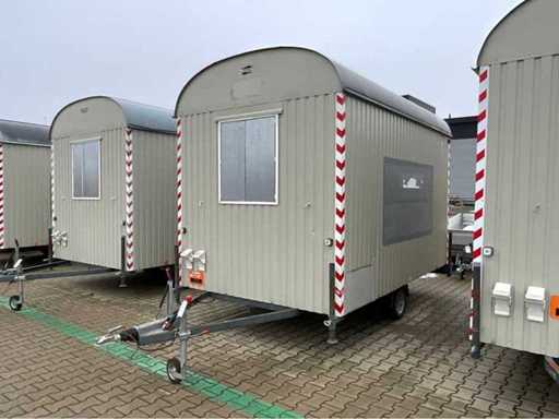 Remorque Weiro Holzbau Bauwagen Rasant 350 Schaft 2017