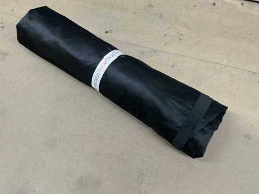 Tenda da teatro plissettata MGS nera 3,3x4 metri (10x)