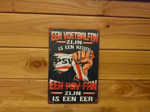 Metalen reclamebord 30x20cm