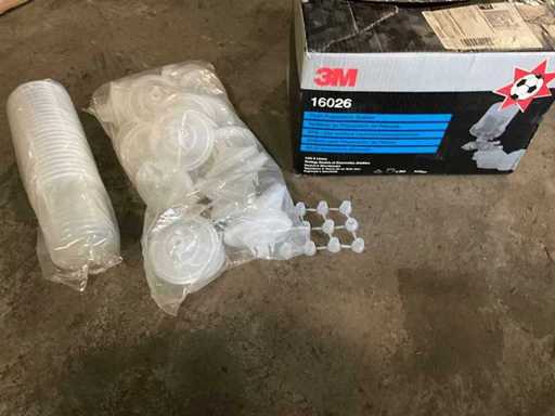 3M - Zestawy systemów obróbki farby na górnej kubeczki (50x)