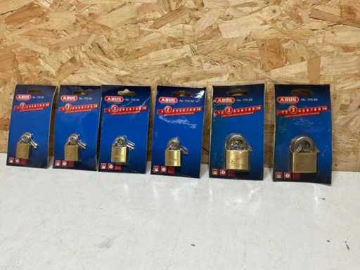 Abus Diverse hangsloten (6x)