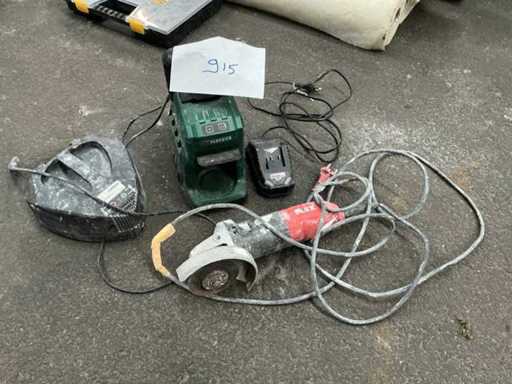 Parkside / Flex Battery Aparat de cafea și râșniță unghiulară