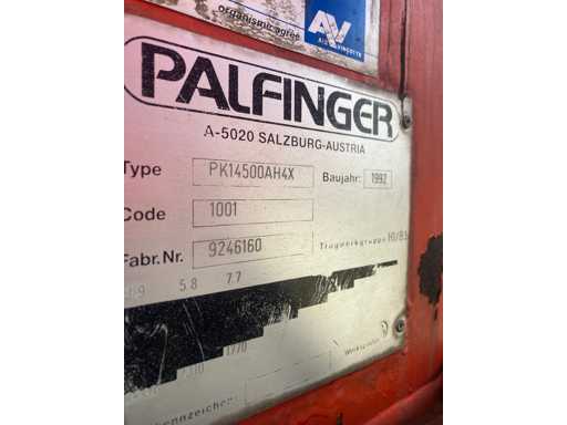 Danni all'incidente della gru caricatrice PALFINGER PK14500 AH 4X