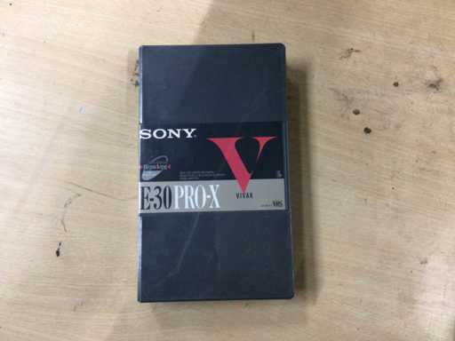 Videobanden Sony E-30 PRO-Xa (10x_