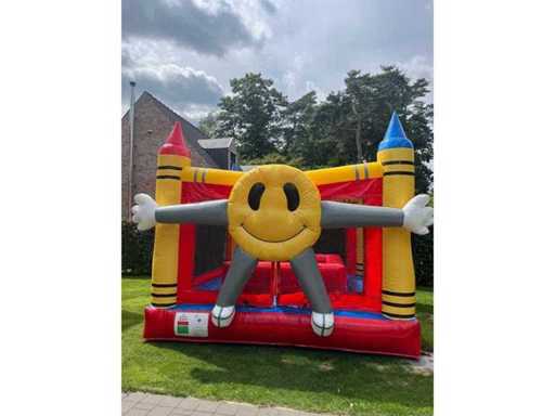 NOUVEAU château gonflable « souriant » avec billard à billes.