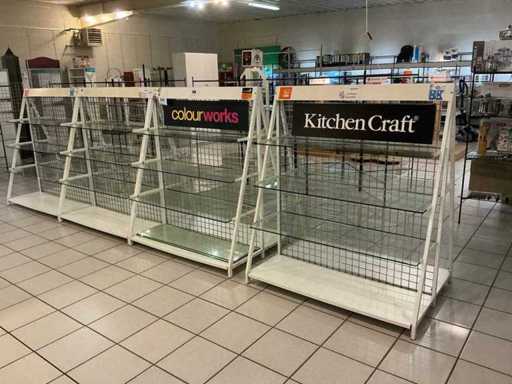 Dubbelzijdig Metalen Winkelrek (4x)