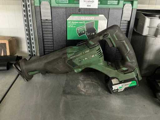 HiKoki CR18DBL Cordless reciprocating saw body with battery