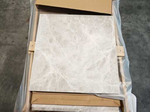 Piatr? natural? marmur? crem? 61x61 x2 cm gresie 41,31 m²