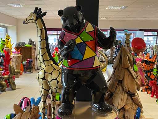 Veste multicolore Bear Standing H100