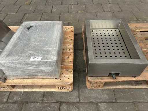 Bufet și tavă de prezentare / Tavă cu gheață zdrobită (2x)