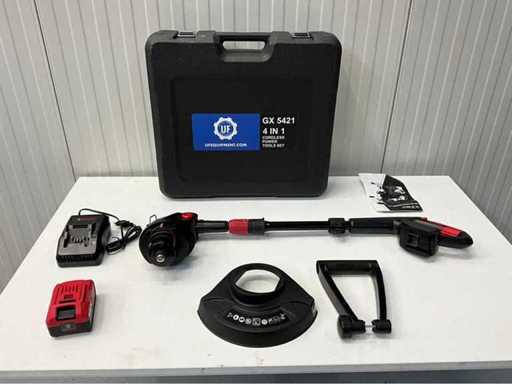 Ultra Force battery tool set 4-piece AND brush cutter incl batteries