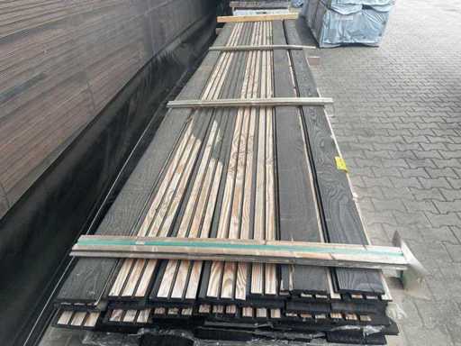 Douglas Acoustic Design Profiel Zwart 5000x142x22mm (24x)