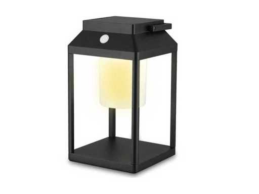 MaxxGarden 21964 Lampe de jardin - Bollard Solar 15x25cm - 2 pièces