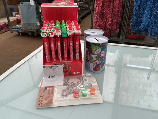 Charge von Weihnachts- und Saisonartikeln