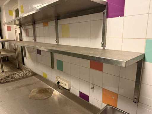 Étagère murale en acier inoxydable