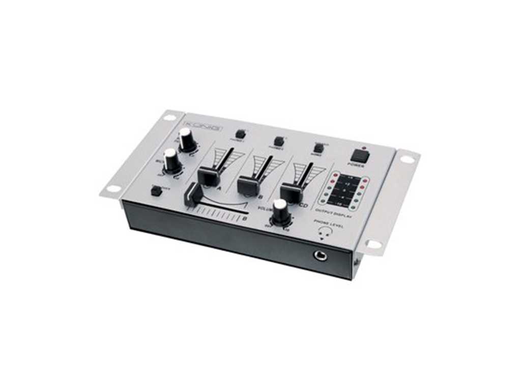 König - 3 canaux - Table de mixage DJ (2x)
