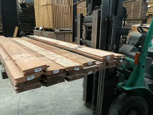 Douglas blokhutprofiel 200x13,5x2,8 cm (23x)