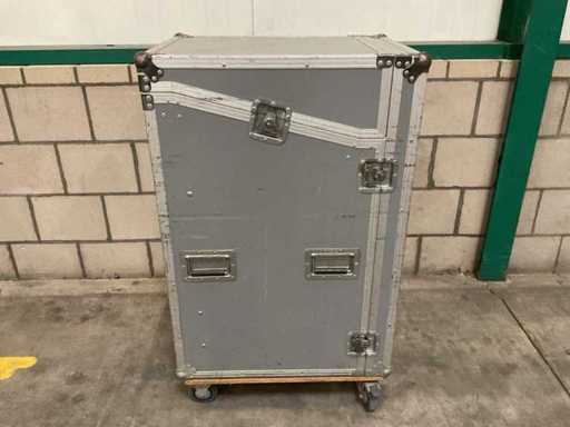 Flight Case Audipack con portapacchi da 19"