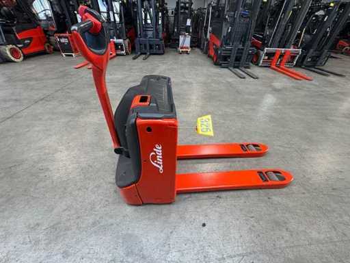 Serviciu 2021 + UVV 01/2027 Linde T16 LI-ION Litiu 1.600kg Ant Platform Stacker 2.772 ore