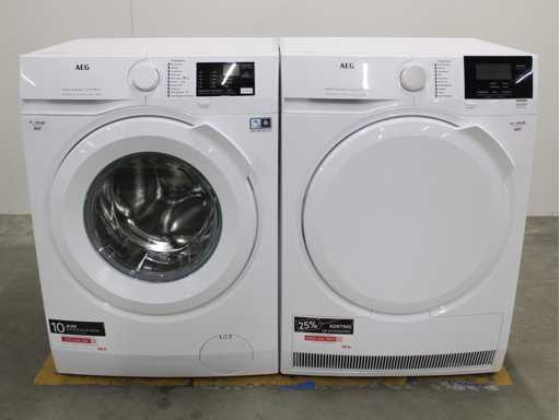 Série AEG 6000 | Lavamet ProSense Technology Machine à laver & Série AEG 6000 | Sécheuse Lavatherm ProSense Technology