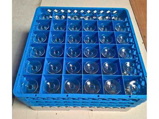 Iscrizione bianca del bicchiere di vino OC (36x)