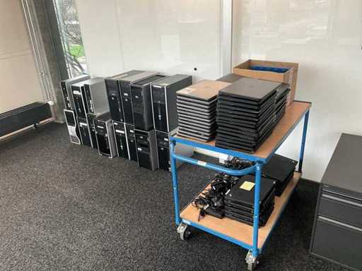 Lot of used PC and laptop computers (3x)