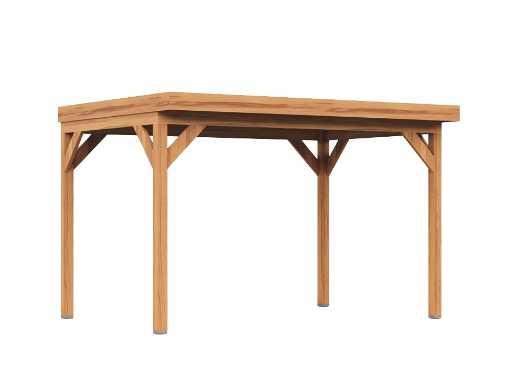 Baldacchino da giardino Douglas 200x300cm