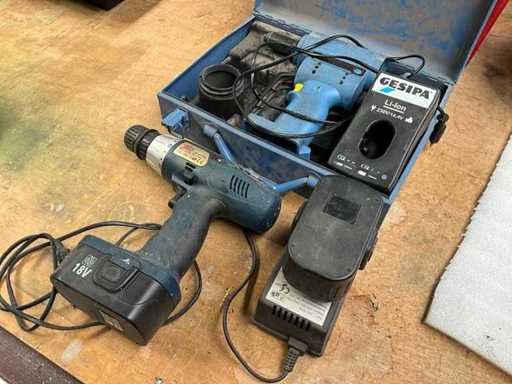 Accu-Gereedschap (2x)