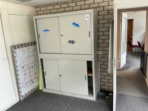 Kante-Line Sliding Door Cabinet (2x)