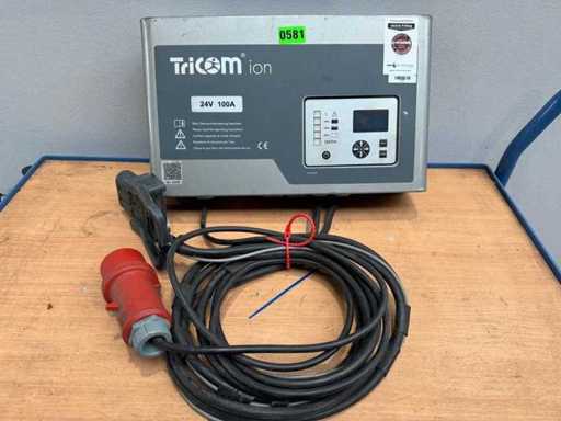 2016 Tricom 24V 100A 100-500Ah Lithium Li-lon wózek paletowy Elektryczny ładowarka do wózka widłowego