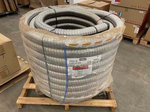 Poujalat Starflex 2010 80mm Roll á 70m flexibles Edelstahl-Rauchgasablassrohr