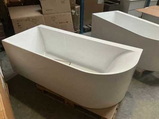 Zenn 21.3668 Bagno angolare sinistro 180cm