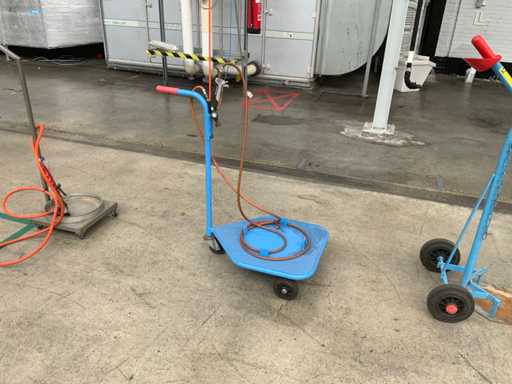 Sievert Transportwagen mit Gasbrenner