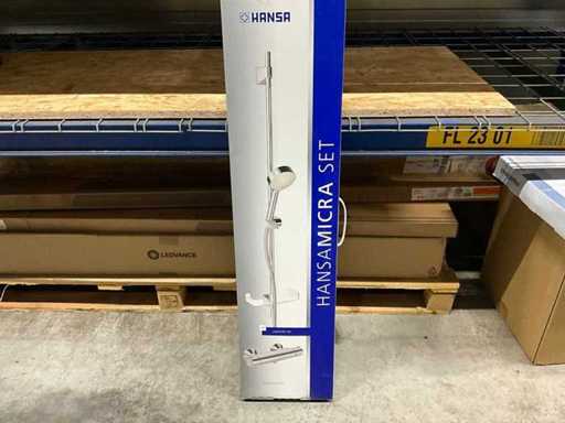 Hansa Micra Shower faucet with slide bar and hand shower