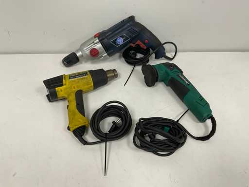 Sèche-chaud / perceuse / polisseuse