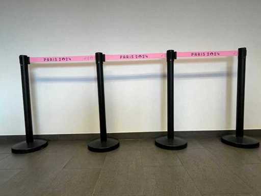 Pali barriera per cintura / sistema di guida per persone (7x)