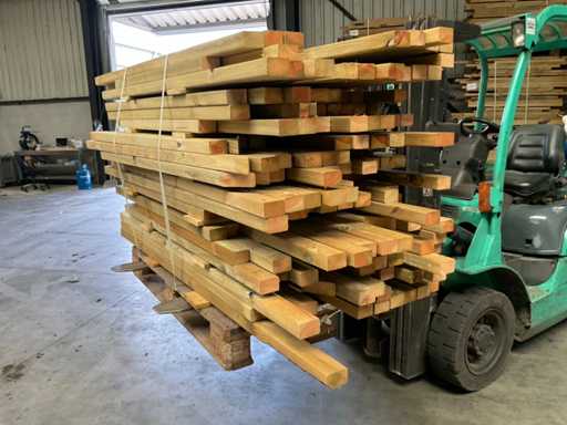 Lot de grinzi de pin 80-180x6,5x4,5 cm