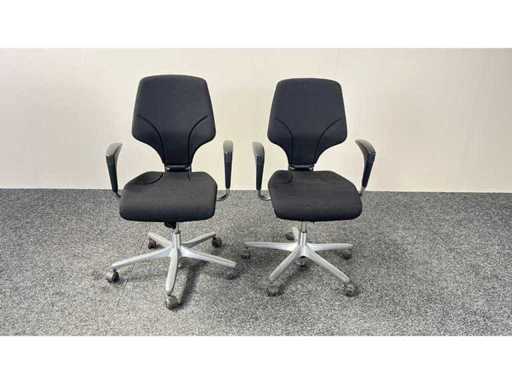 GIROFLEX G64 - Chaise de bureau (2x)
