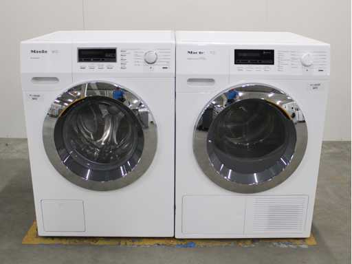 Miele W1 PowerWash-Waschmaschine & Miele T1 SteamFinish & Eco-Trockner