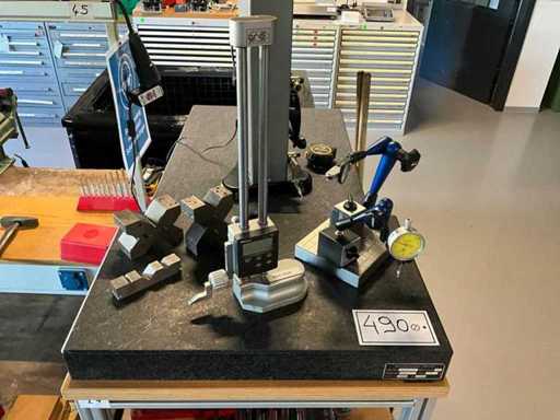MITUTOYO/ATORN - Meetstation met granieten testplaat