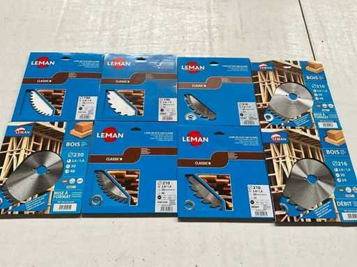 Leman Diverse Zaagbladen hout (8x)