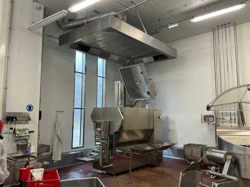 Laska ME 1000 PPNVAUKB 2007 Cuisinière/unité de mélange incluant la hotte extractrice