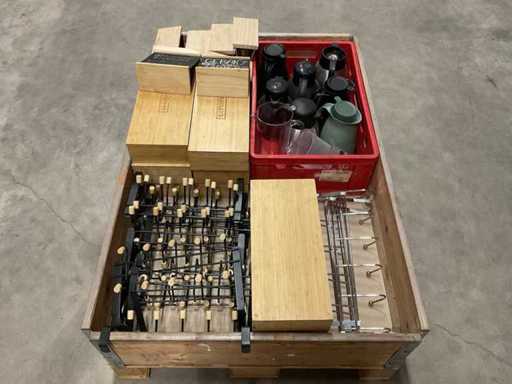 Batch of catering supplies