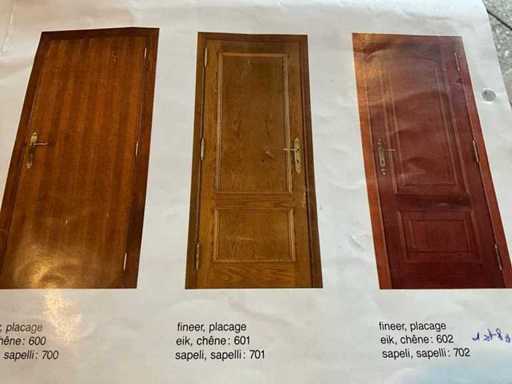 Pype 701 Porte intérieure en bois massif (6x)